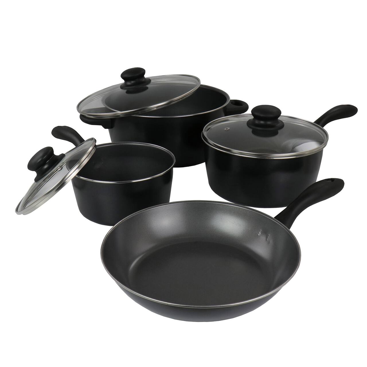 Gibson Home® Armada 7-Piece Carbon Steel Cookware Set